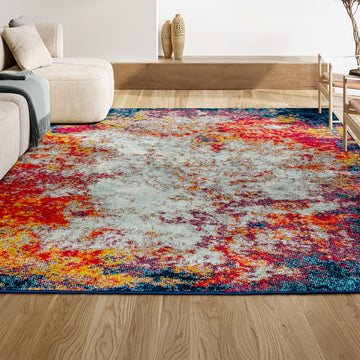 Contemporary Pop Modern Abstract Area Rug